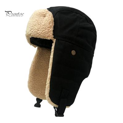 Puntos Ветрозащитная ветрозащитная шапка-бомбер для мужчин и женщин, зимняя лыжная зима, теплая шапка-ушанка