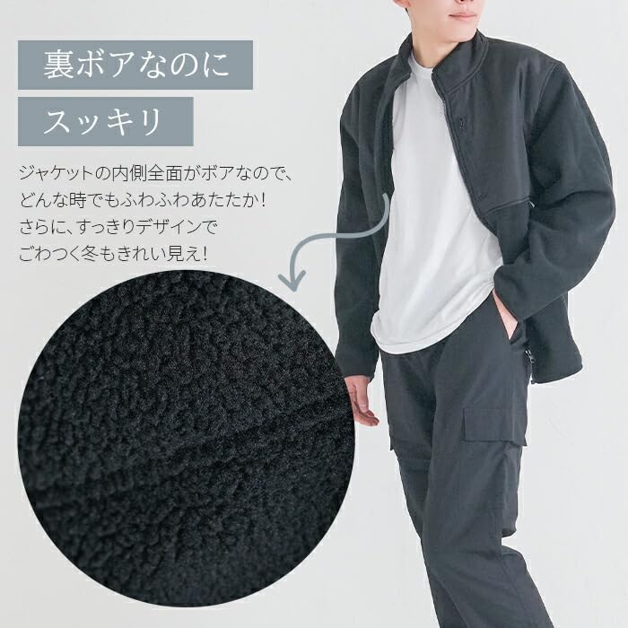 factory Stretch Jacket with Fleece Perfect for Outdoor Fall and Winter Size Y's Men's Windproof, Bonded, Zip-Up Lining, Activities, (Gray/Hoodie