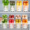 1pc Refrigerator Food Fresh Storage Box Handle Fridge Side Door Box Fruit Vegetable Food Case Container Kitchen Organizer Boxs