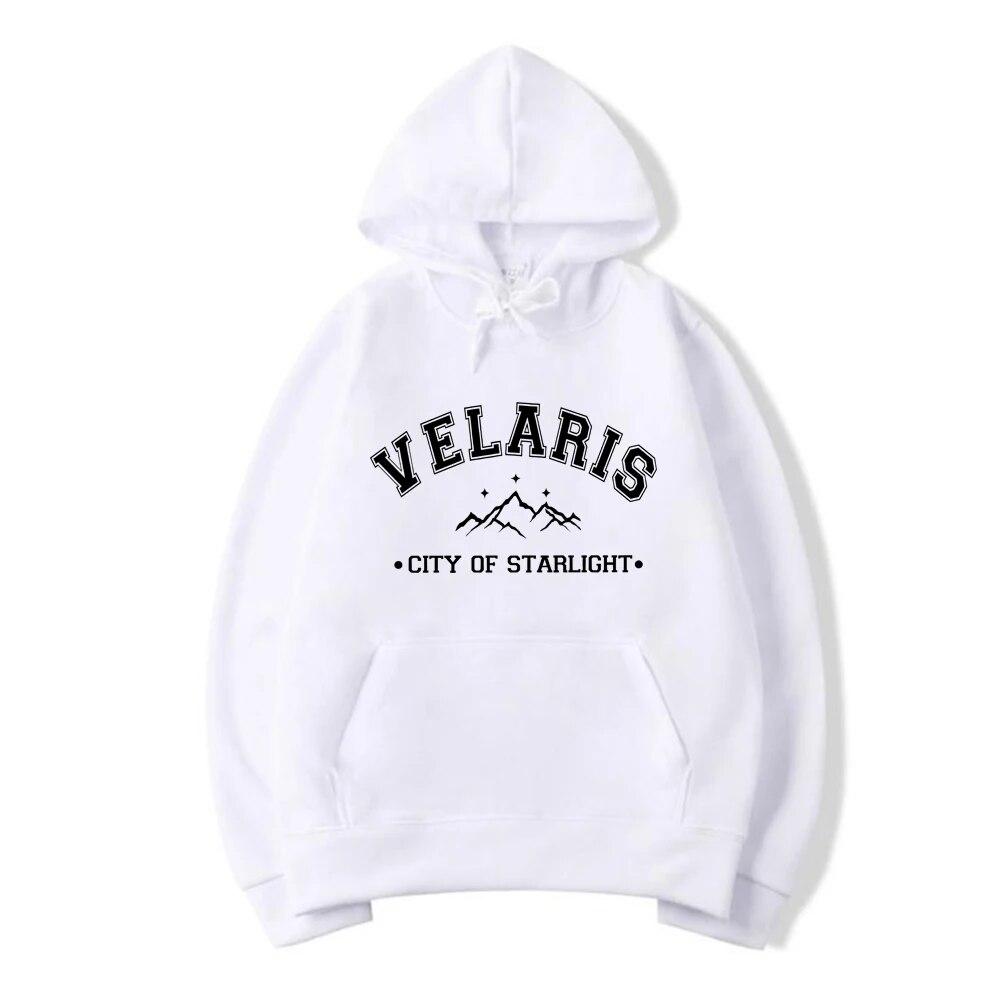 Толстовка Velaris City of Starlight SJS, толстовки с капюшоном Night Court, толстовки унисекс, книжный подарок, женские пуловеры с графическим рисунком, топы унисекс