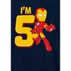 Marvel Childrens/Kids Iron Man 5th Birthday Hoodie