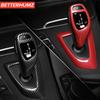 Для BMW F20 F30 F10 F31 F32 F36 F34 F22 X3 F25 X5 F15 Серии 1 3 4 5 ABS-пластик с карбоновым покрытием Накладка на ручку переключения передач автомобиля Аксессуары