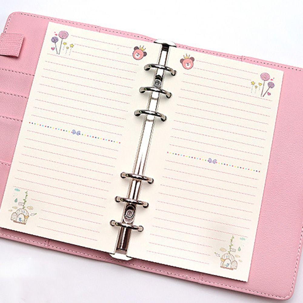 6 отверстий спиральная папка внутренняя страница список дел индекс внутренняя страница канцелярская бумага школьный офис