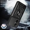 For Huawei Nova Y73 4G Case with Slide Camera Lid PC+TPU Kickstand Phone Cover
