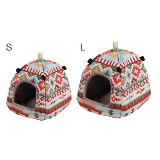 Squirrel Bed Colorful Pattern Keep Warmth Soft Texture Cute Pet Rat Squirrel Nest with Chain Small Animal Supplies