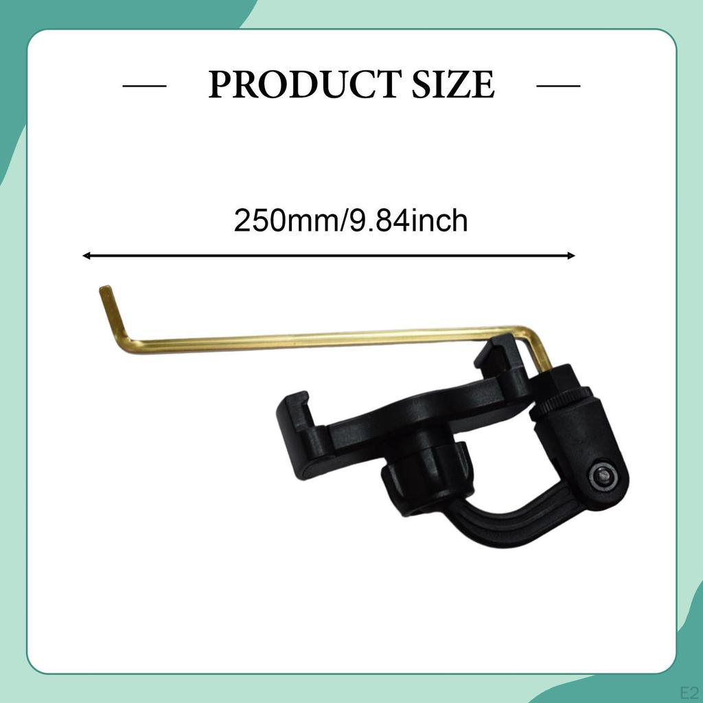 Alto Saxophone Phone Holder Marching Lyre for Sax Rotatatable Music Clip
