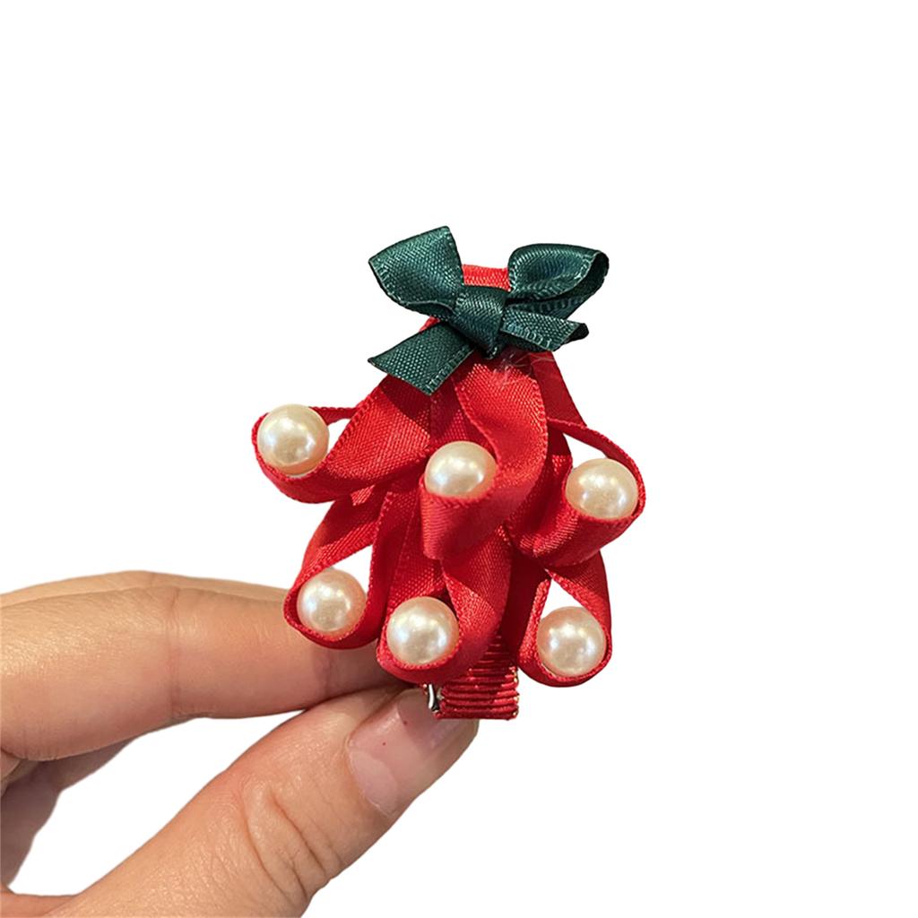 Милые заколки для волос в виде рождественской елки, горячие девушки, блестящая заколка для волос в виде рождественской елки, праздничная заколка для волос для женщины, заколка для волос для хвостика