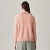 Zhaojun Women's Cable-Knit Cashmere Zipper Cardigan