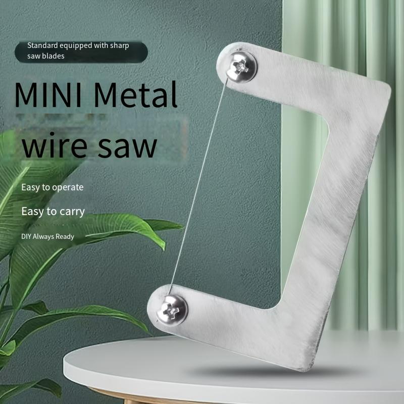 Portable Handheld Metal Wire Cutter Precision Cutting Tool for Wood Plastic Carbon Fiber Tube DIY Stainless Steel Mini Wire Saw
