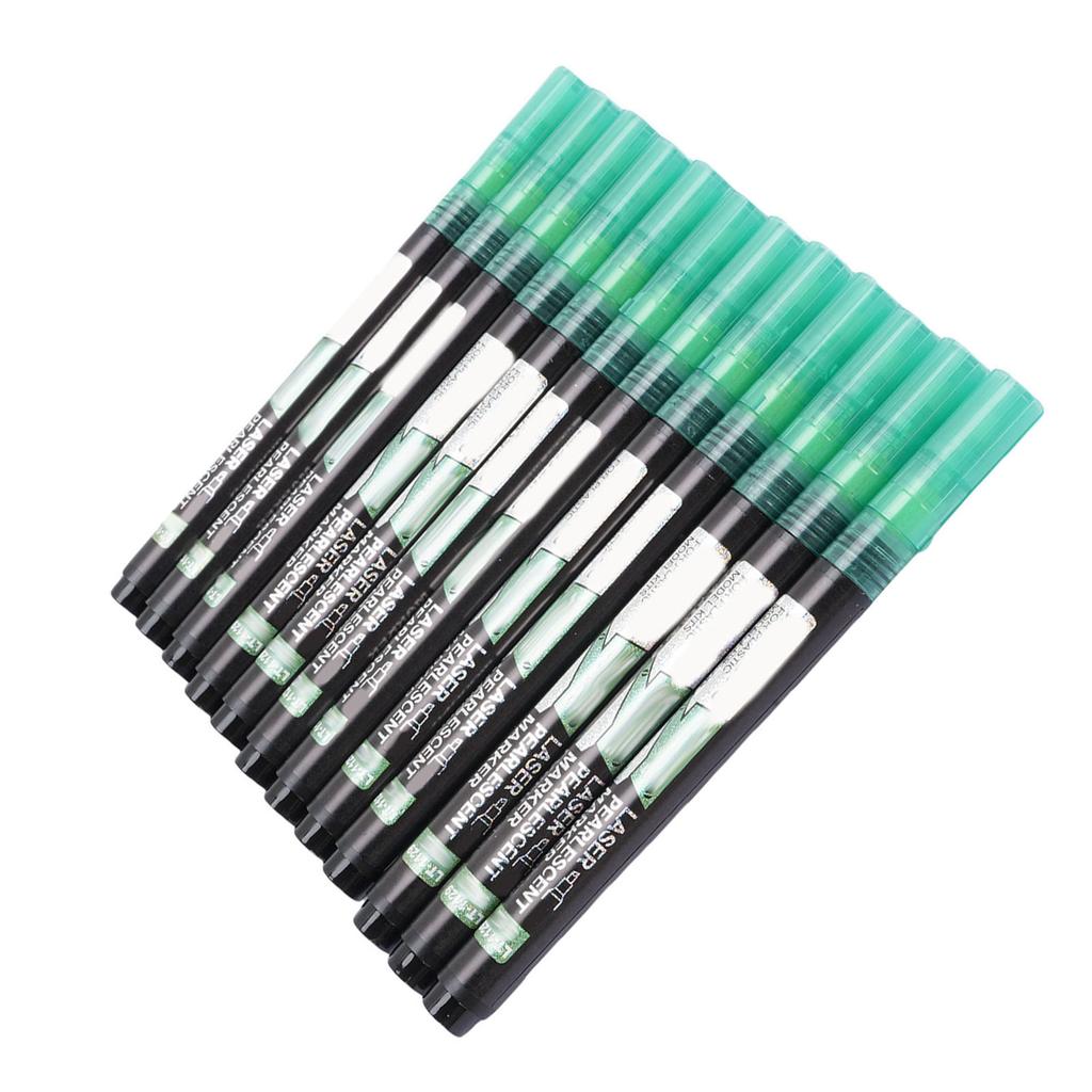 12pcs Metallic Marker Pens Multipurpose Glitter Model Coloring Marker Paint Pens for DIY Crafts Birthday Cards