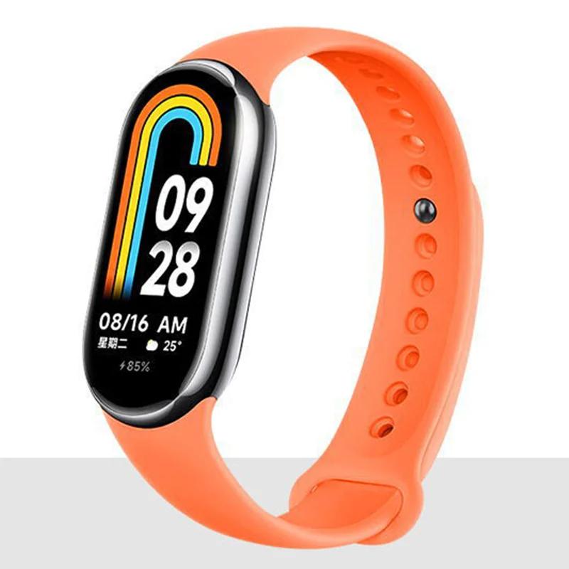 Silicone Strap For Mi Band 8 9 Xiaomi 8 NFC Bracelet Sport Belt Replacement Smartwatch Bracelet Watchband Xiaomi Mi Band 8 Strap