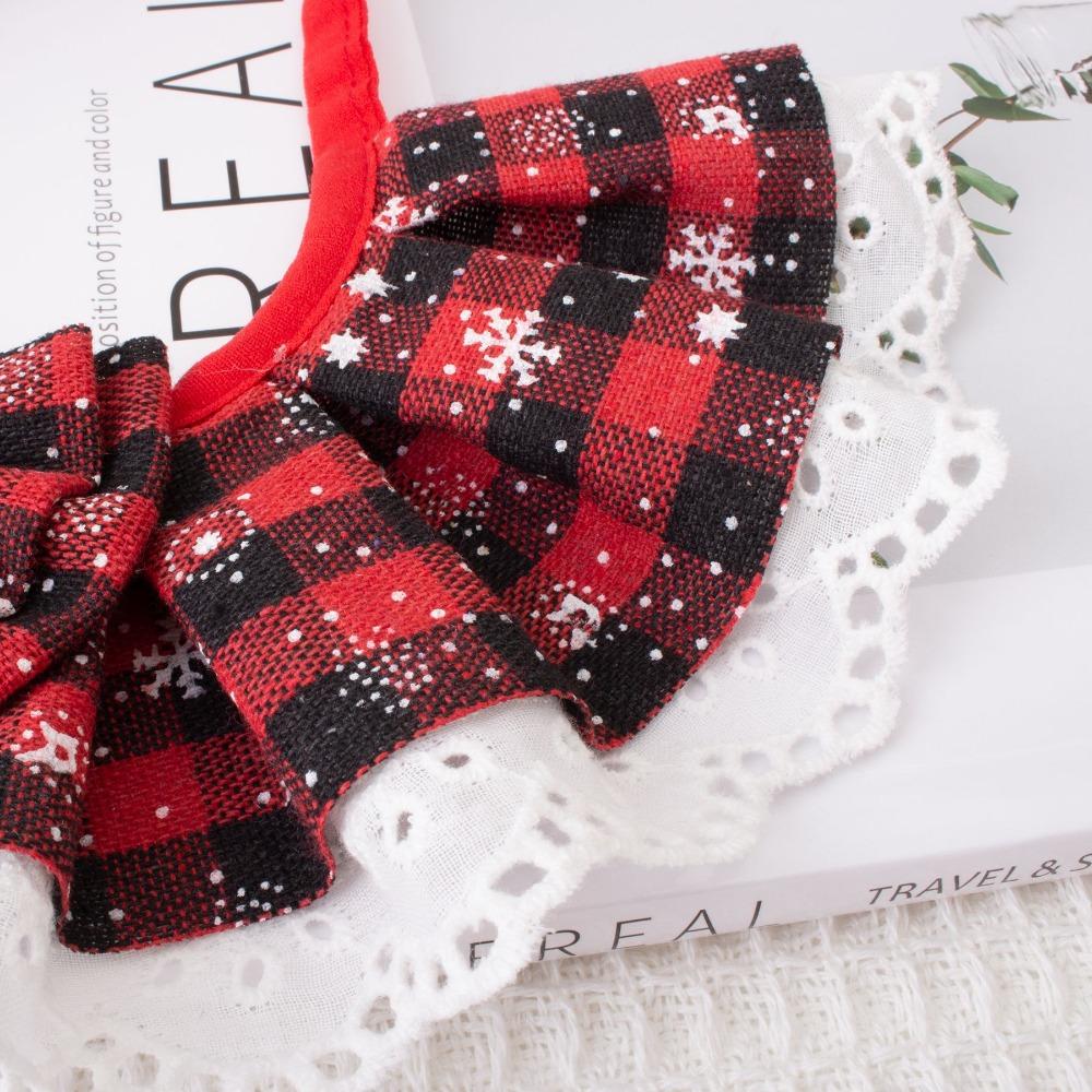 Bow Lace Pet Saliva Towel Cotton Polyester Dog Necklace New Cat Collar Cat