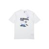 Originals Cartoon Sloth Print Round Neck Short Sleeve T-Shirt Men Tops White HB2740