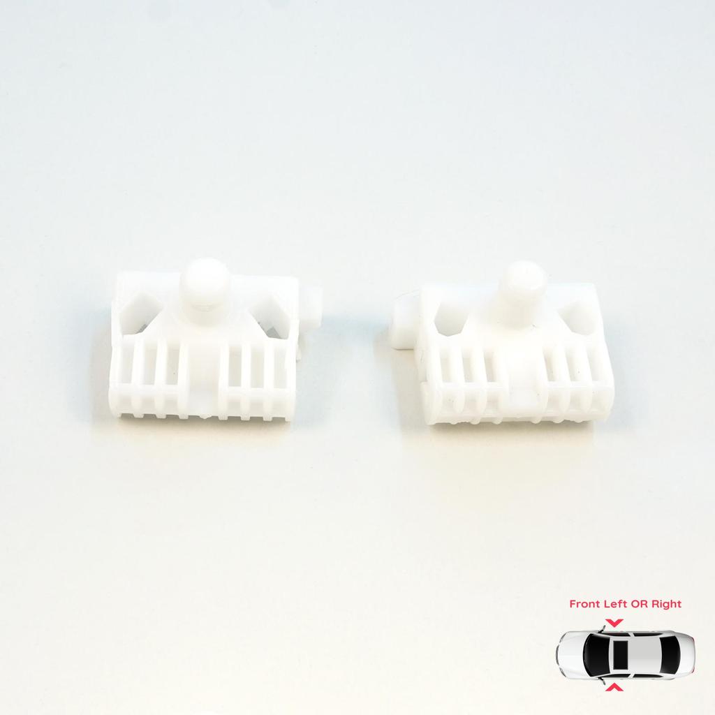 EWR448+EWR449 Window Regulator Repair Clips A+B Front for Renault Clio MK3 BR CR KR SR 2005-2014 5-Door 8200191148 8200291147