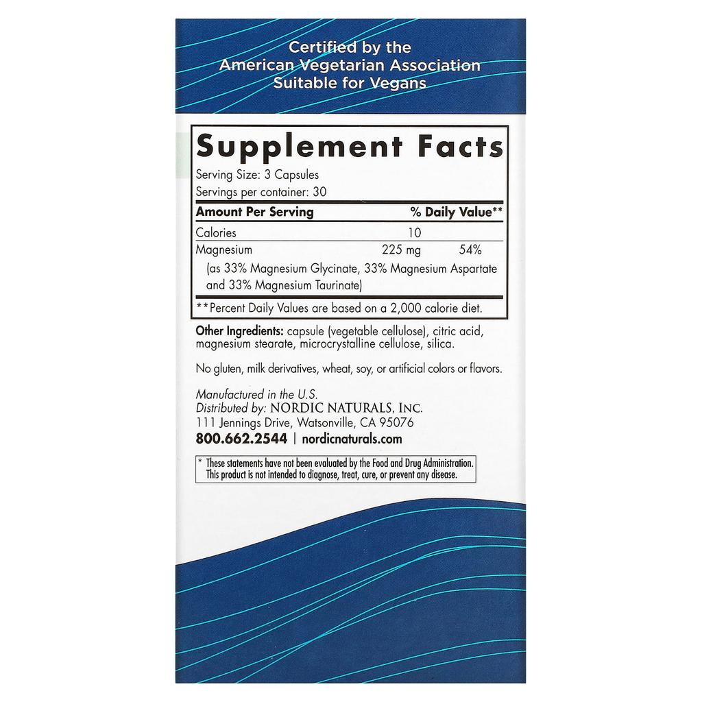 Nordic Naturals Магниевый комплекс, 90 капсул