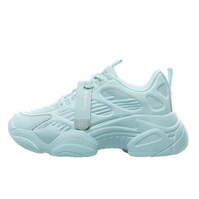 Модные сетчатые дышащие женские повседневные туфли на плоской платформе, лето 2024 г., новые увеличенные женские повседневные туфли на шнуровке для женщин