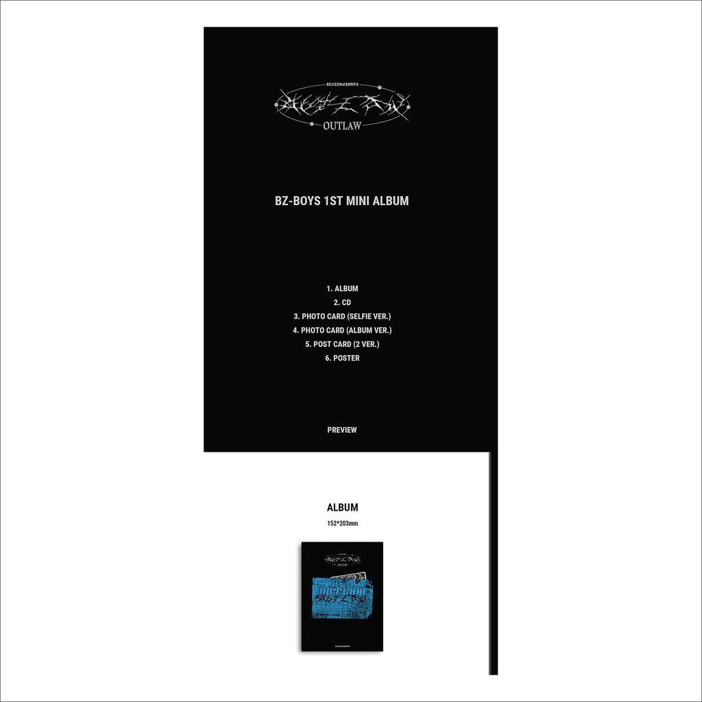 Bz-Boys - OUTLAW / 1-й мини-альбом