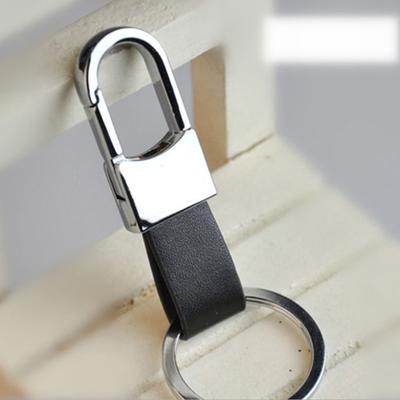 Мужской модный простой крутой ремешок из искусственной кожи, брелок для ключей, брелок для ключей