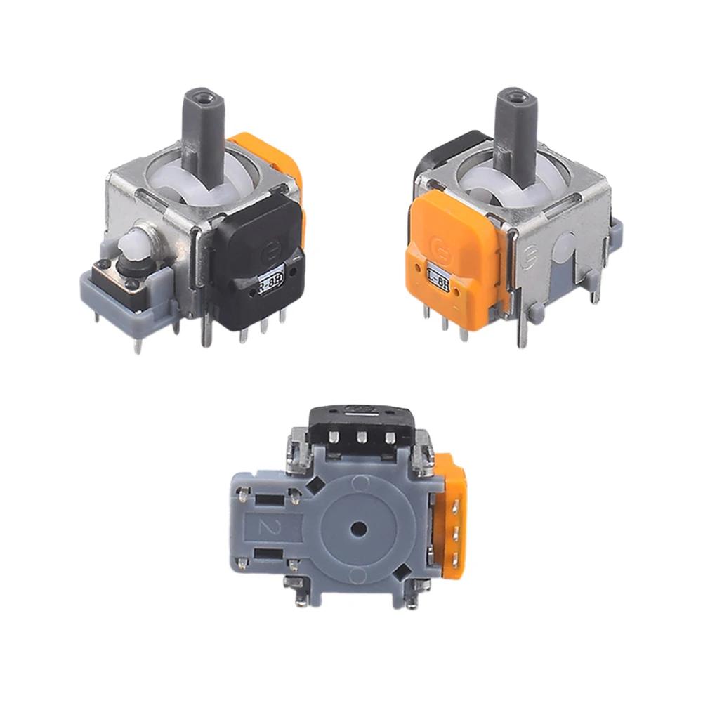 2PCS Hall Effect Joystick 3D Analog Sensor ThumbStick Replacement Game Controller Joystick Module 3D Analog Joystick for PS4/PS5