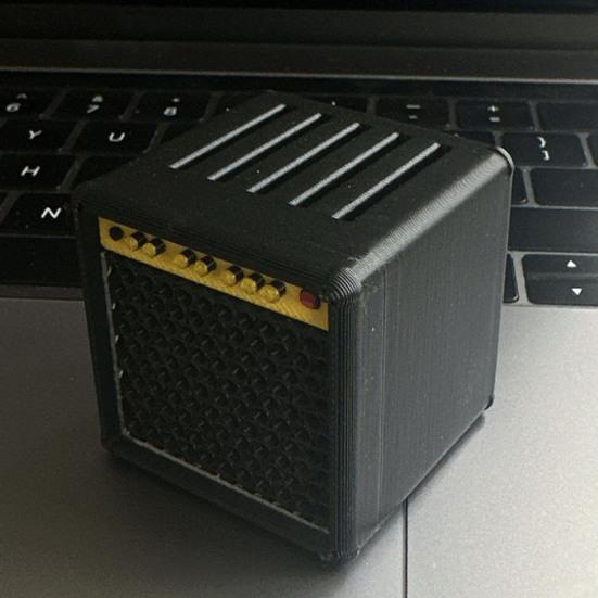 Yousheng Guitar Picks Holder Box Amplifier Speaker Style Guitar Pick Display Holder 3D Printed Guitar Pick Storage Box for Guitar Bass Ukulele