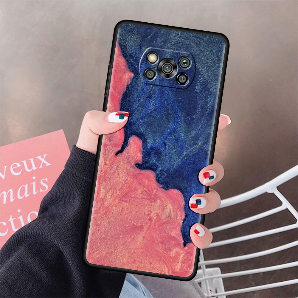 Чехол для Xiaomi Mi Poco X3 NFC X4 Pro F3 F4 GT M4 M3 F1 C40 11 Lite 11T Мягкий силиконовый чехол для телефона с мраморным артом