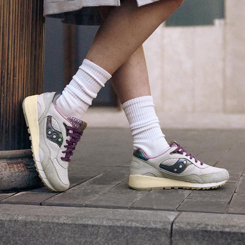 SAUCONY Кроссовки унисекс Shadow 6000 Phoenix Кремовые разноцветные S70808-2