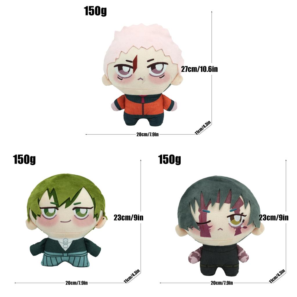 Плюшевая игрушка Jujutsu Kaisen, мультяшная кукла с наполнителем из полипропиленового хлопка для фанатов и коллекционеров