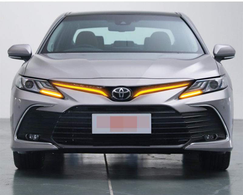 Улучшение освещения решетки радиатора Toyota Camry Luxury/Flagship 2021-2023.