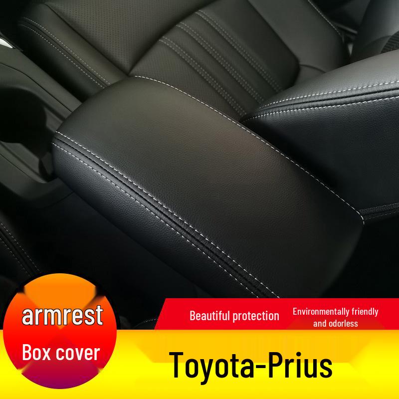 Toyota Prius 06-12 Кожаная Накладка на Крышку Подлокотника - Защитная Подушка с Полным Покрытием