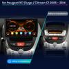 JIUYIN Android Автомагнитола Мультимедийный плеер Стерео Для Peugeot 107 Toyota Aygo Citroen C1 2005-2014 Navi Беспроводной Carplay Авто