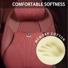 AZXN6 Car Memory Foam Headrest Neck Pillow Lumbar Waist Cushion Accessories For BMW M Performance E39 F20 E36 G30 G20 X5 Auto Interior