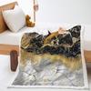 Marble Textured Lamb Fleece Blanket Crystal Fleece Office Blanket Blanket