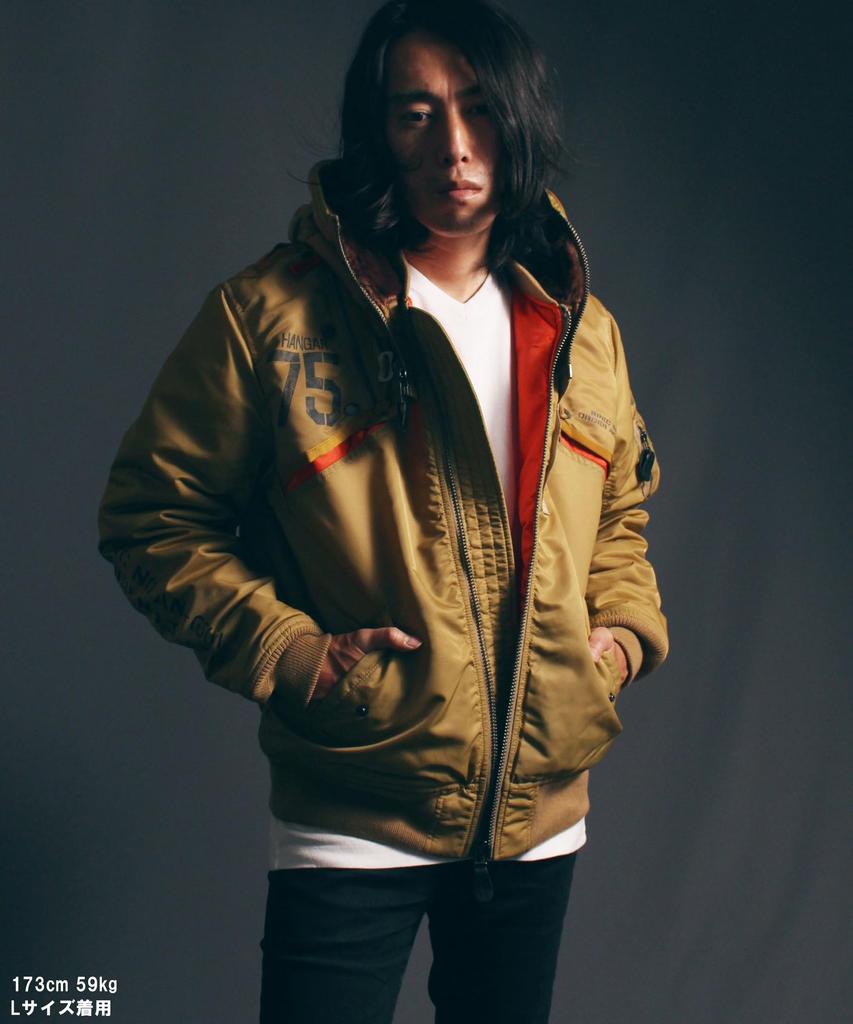 Avirex MA-1 REMODEL MARK2 Men's Flight Jacket Outerwear WEB&DEPOT Exclusive 6182195 783-4952053 XL 053 KHAKI