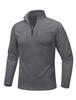 MAGCOMSEN Turtleneck Heattech Long Dark Size L Men's Sportswear, Loungewear, Jersey, Hoodie, Fleece, Sleeve, Gray, Winter,