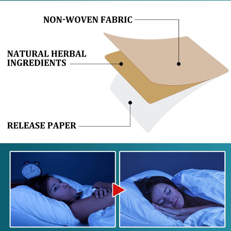 42 шт. пластыри для сна для мужчин и женщин, полностью натуральные пластыри для глубокого сна, улучшающие сон, бессонницу, кондиционирующий пластырь