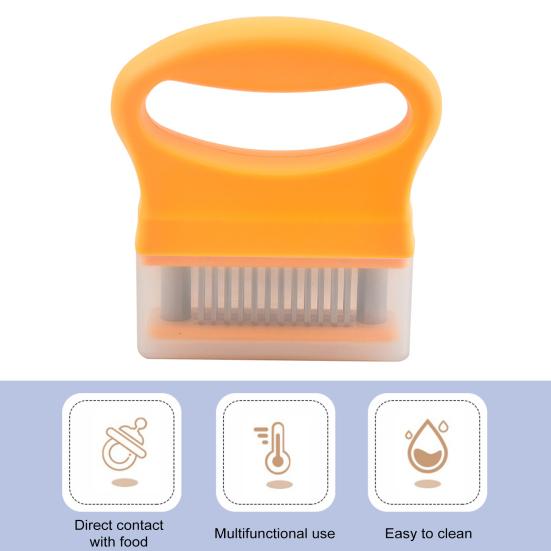 Meat Tenderizer with 48 Stainless Steel Ultra Sharp Needle Blades Rust-Free Kitchen Cooking Tool for Tenderizing Beef Pork Turkey Fish Cooking