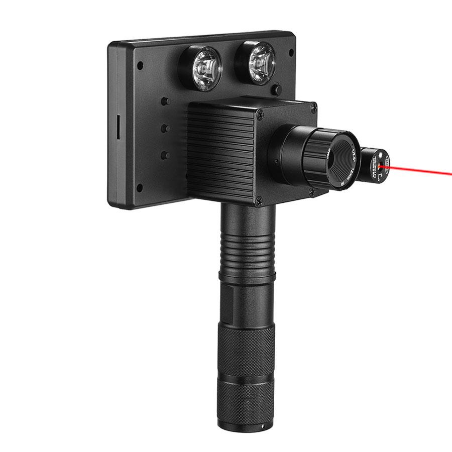 Ручные инфракрасные светодиоды ночного видения 850 нм + ИК-фонарик + камеры с лазерным прицелом, уличные водонепроницаемые камеры-ловушки для дикой природы A