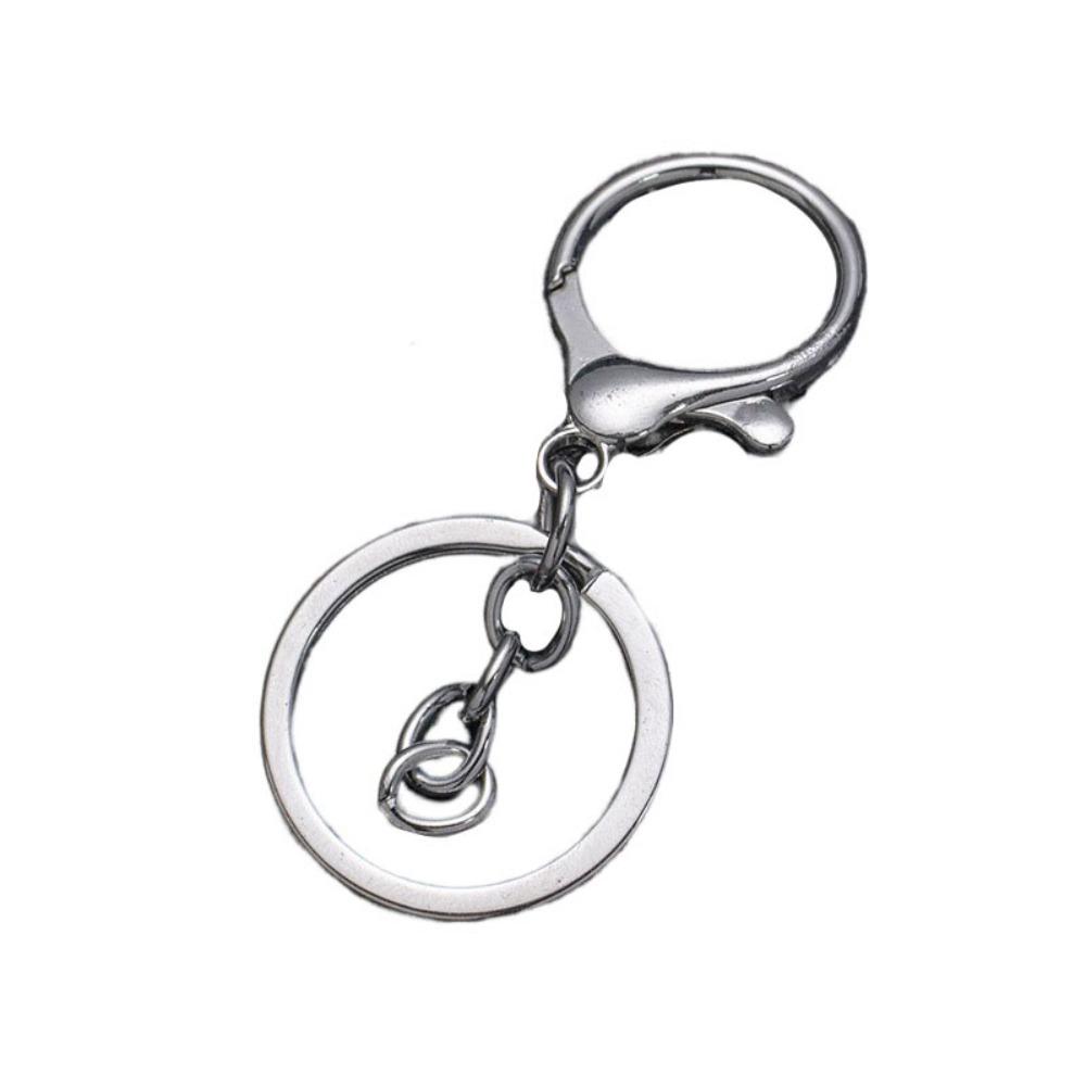 20Pcs Buckle Metal Key Chain Pendant Keychains Jewelry DIY Snap Hook Clips Key Ring  Jewelry Making