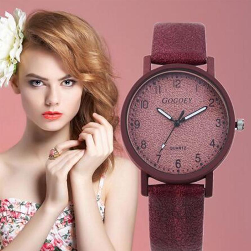 Women Watches Leather Personality Romantic Wrist Watch Ladies Watch Clock