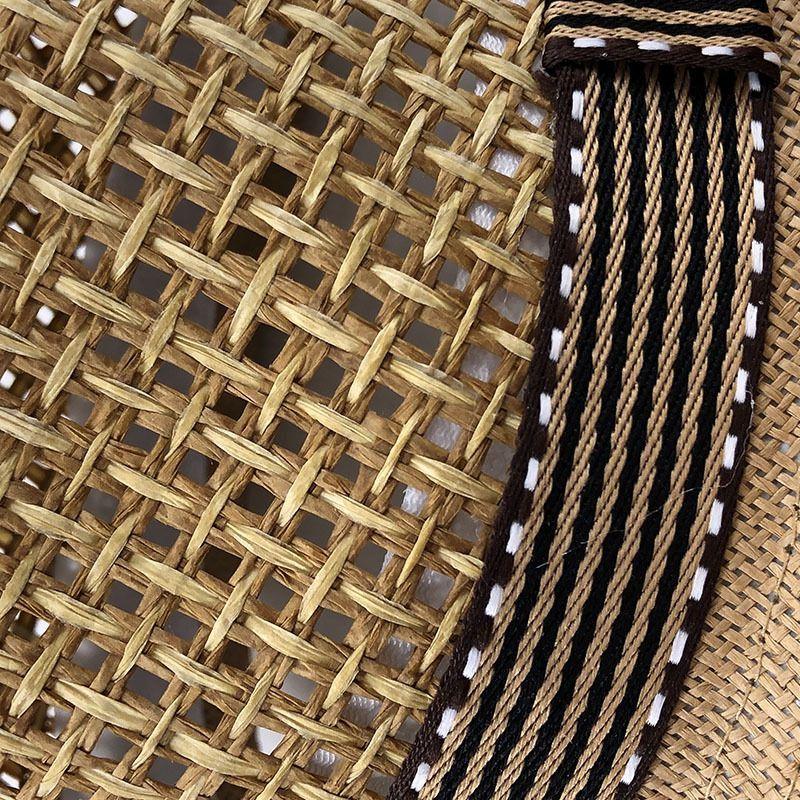 Соломенный цилиндр в корейском стиле для женщин с загнутыми краями, цилиндр из британского папируса, джазовая шляпа для мужчин, пляжная шляпа для улицы, шляпа для родителей и детей