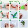 6Pcs Bee Stakes Diamond Painting Kits Animal Diamond Art Kits Diamond Art Garden Decor Kits for Flower Plant Pot