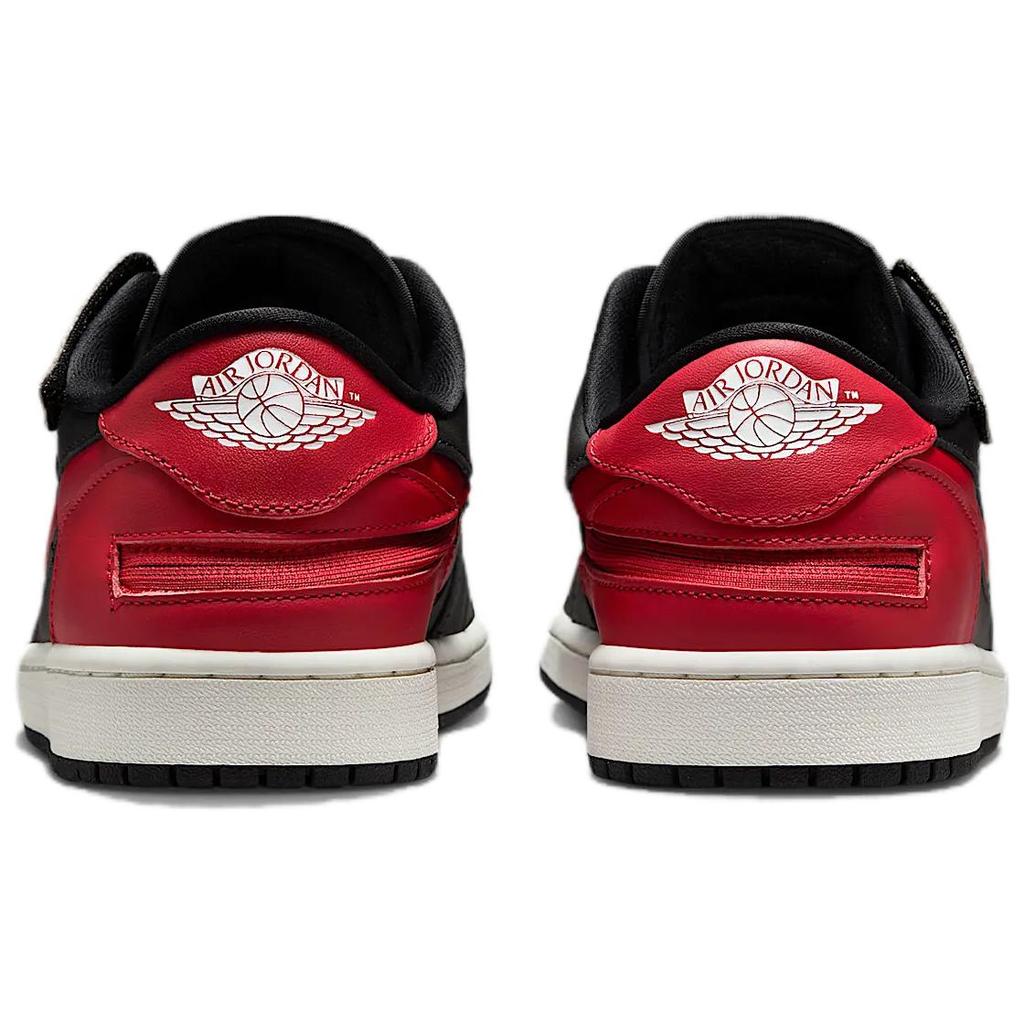Jordan 1 Низкий FlyEase Черный Саммит Белый Varsity Red DM1206-067