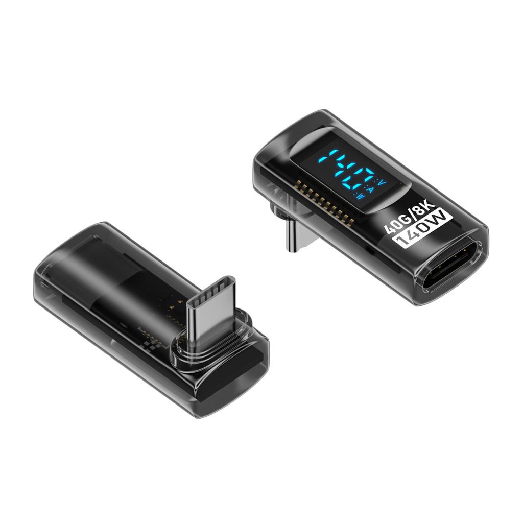 Адаптер USB C «папа-мама» Тип C Удлинитель Адаптер Высокоскоростная передача данных 40 Гбит/с Быстрая зарядка 140 Вт Поддержка видео 8K
