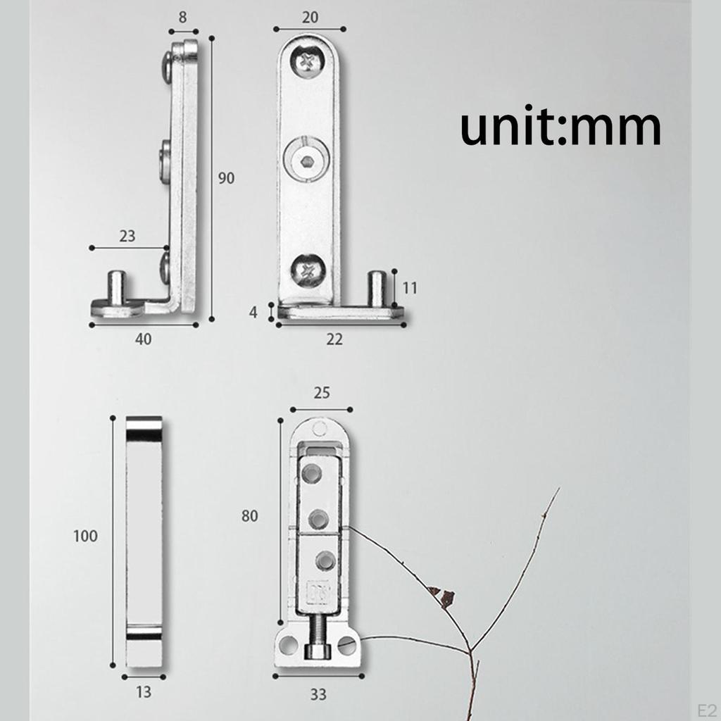 Hide Door Hinge Heavy Duty Outward Universal Easy to Install Zinc Alloy Invisible Hinges for