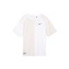 Nike Logo Print Sports Training Casual American Retro Round Neck Short Sleeve Drop Shoulder T-Shirt Women Tops White FQ0366-030
