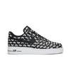 Air Force 1 Low '07 QS 'All Over Logo Black' (Unisex) Black / White Skate Shoes AH8462 001