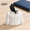 Desk Organizer for Pens 3D Printed Shirt Shape Pen Holder, Novelty Stationery Organizer, Decorative Pot Large Capacity Container Office Study Supplies