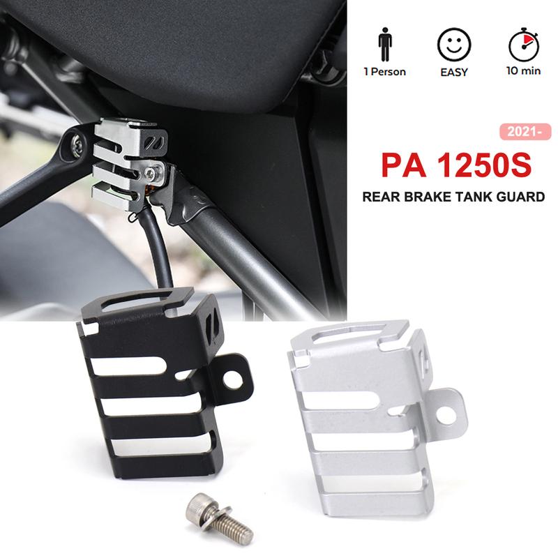 For PAN AMERICA 1250 Pan America 1250S PA1250 2021 2022 New Motorcycle Rear Brake Pump Fluid Reservoir Guard Cover Protector