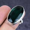 Натуральный Индиголитовый Турмалин 925 Стерлинговое Серебро Ювелирное Кольцо Размер 8 h9P49