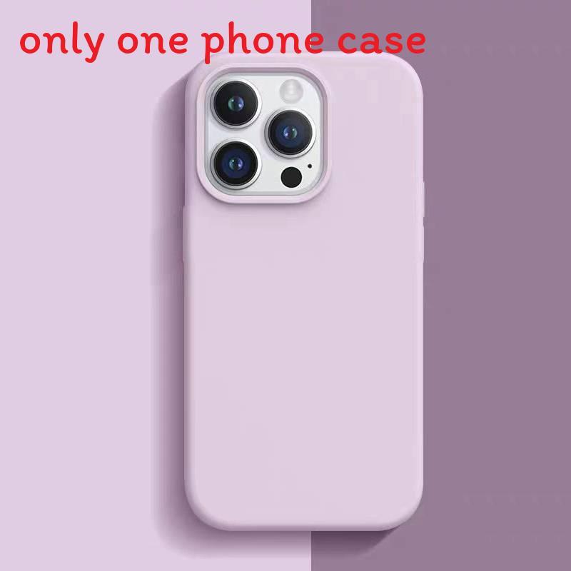 For Iphone14 Pro Silicone Phone Case With Antifingerprint Nonslip Protection For Girls And Teens